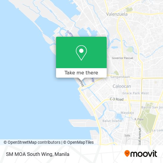 SM MOA South Wing map