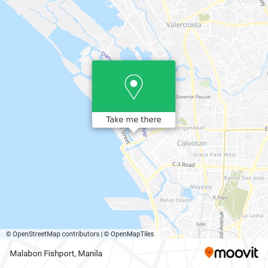 Malabon Fishport map