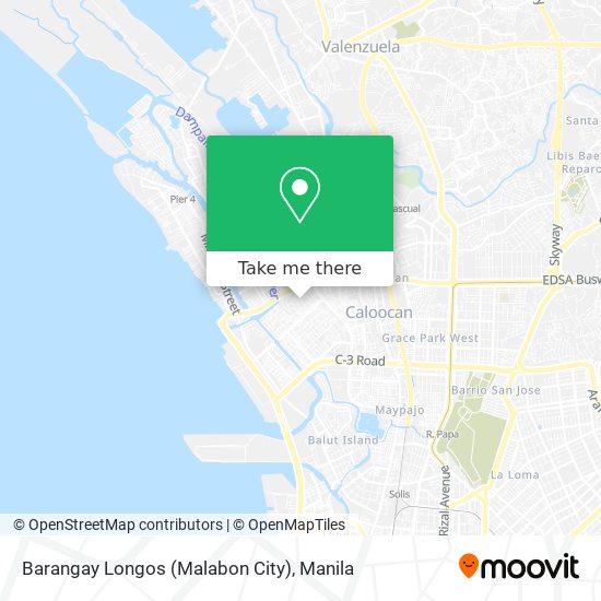 Barangay Longos (Malabon City) map