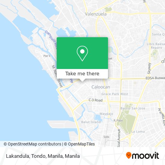 Lakandula, Tondo, Manila map