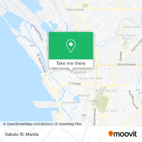 Sabalo St map