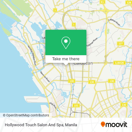 Hollywood Touch Salon And Spa map