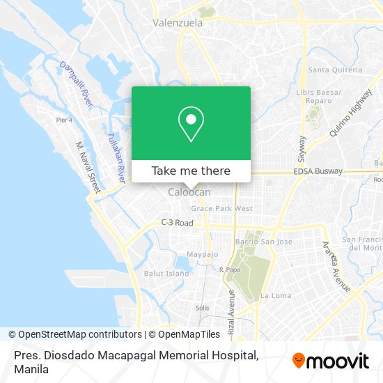 Pres. Diosdado Macapagal Memorial Hospital map
