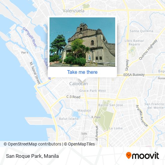 San Roque Park map