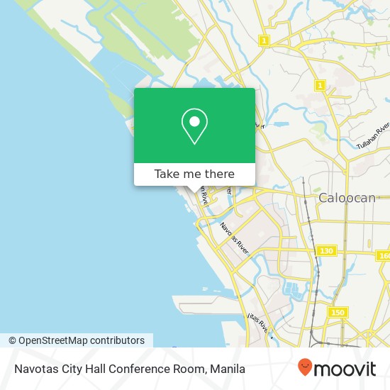 Navotas City Hall Conference Room map