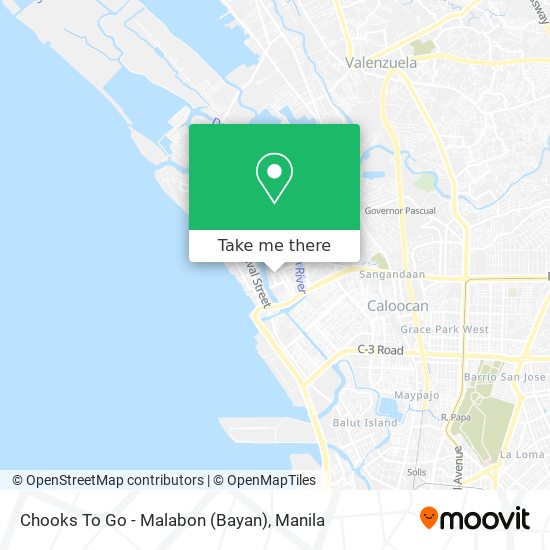 Chooks To Go - Malabon (Bayan) map