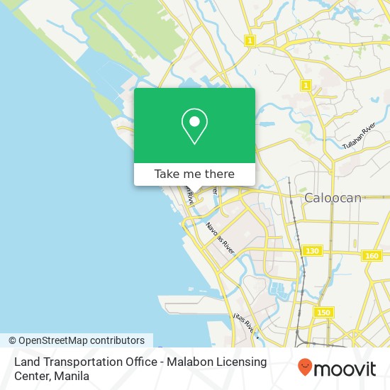 Land Transportation Office - Malabon Licensing Center map