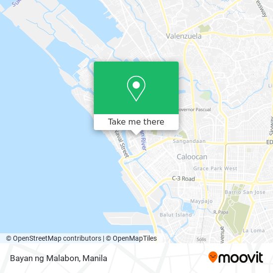 Bayan ng Malabon map