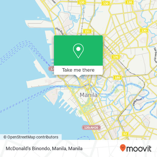 McDonald's Binondo, Manila map