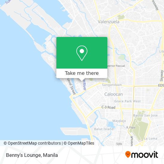 Benny's Lounge map