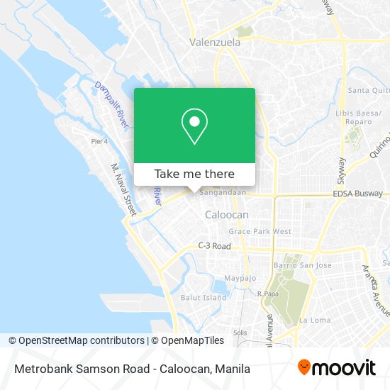 Metrobank Samson Road - Caloocan map
