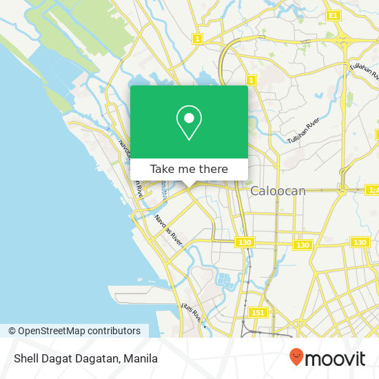 Shell Dagat Dagatan map