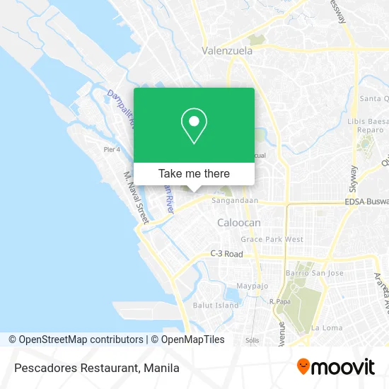 Pescadores Restaurant map