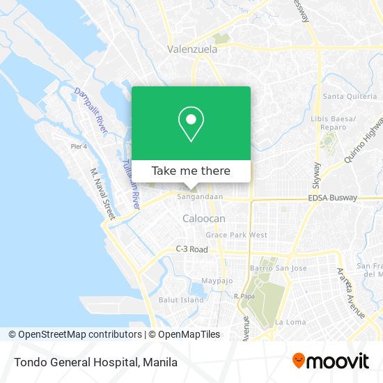 Tondo General Hospital map
