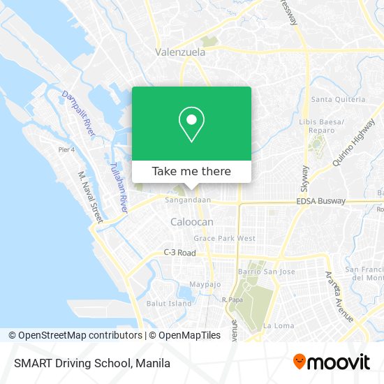 SMART Driving School map