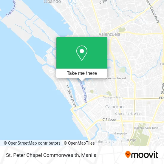 St. Peter Chapel Commonwealth map