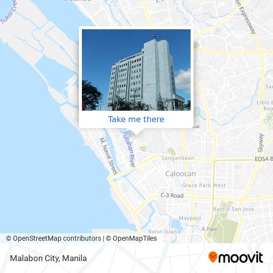 Malabon City map