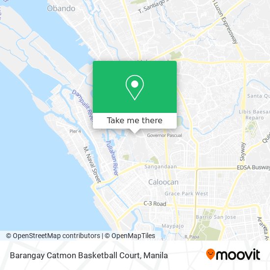 Barangay Catmon Basketball Court map