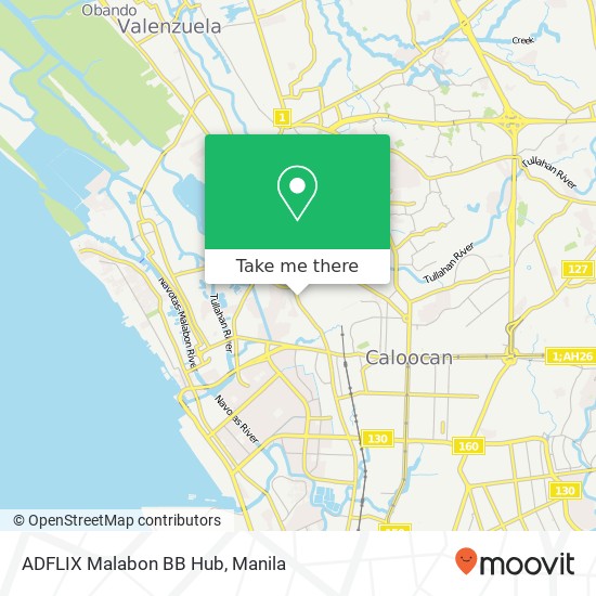 ADFLIX Malabon BB Hub map