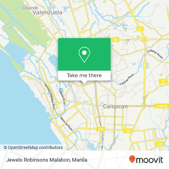 Jewels Robinsons Malabon map