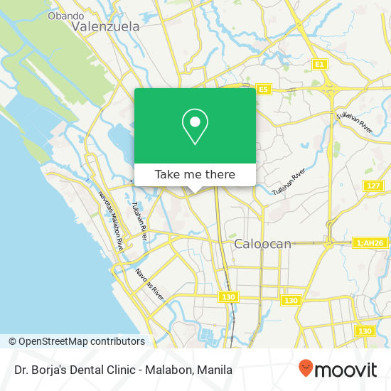 Dr. Borja's Dental Clinic - Malabon map