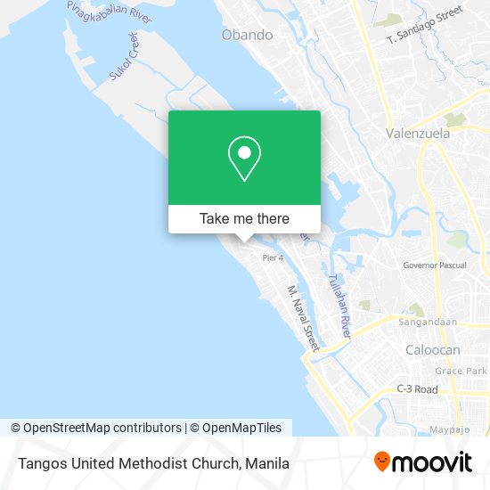 Tangos United Methodist Church map