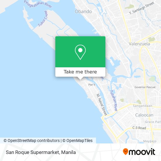 San Roque Supermarket map