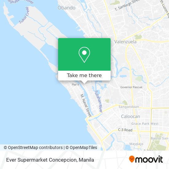 Ever Supermarket Concepcion map