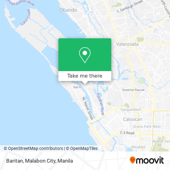 Baritan, Malabon City map