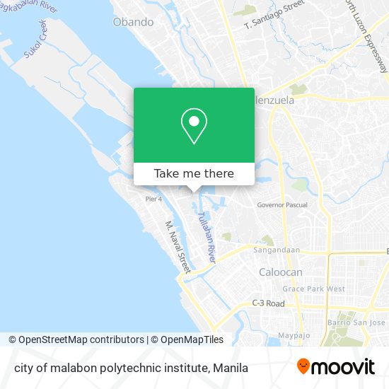 city of malabon polytechnic institute map