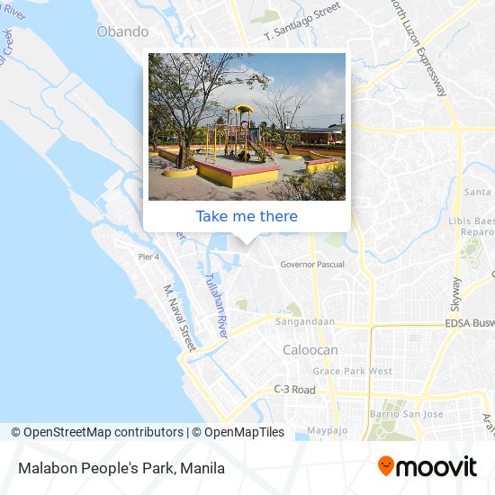 Malabon People's Park map