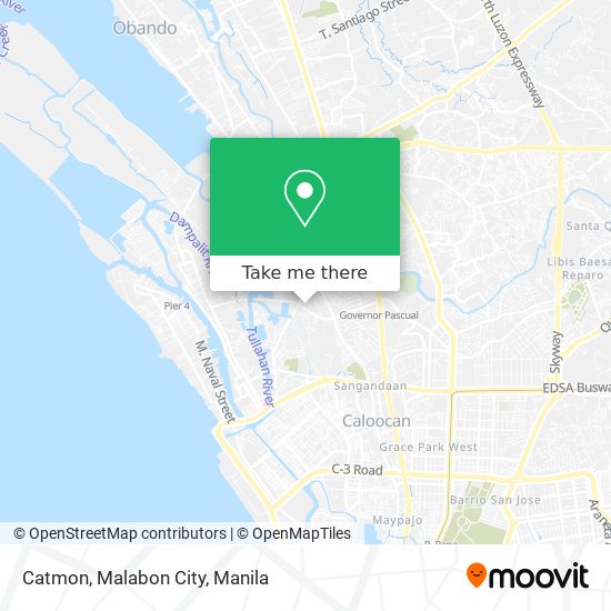 Catmon, Malabon City map