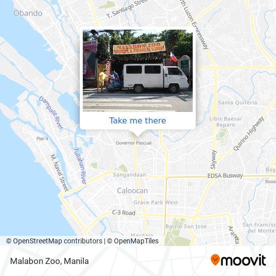 Malabon Zoo map