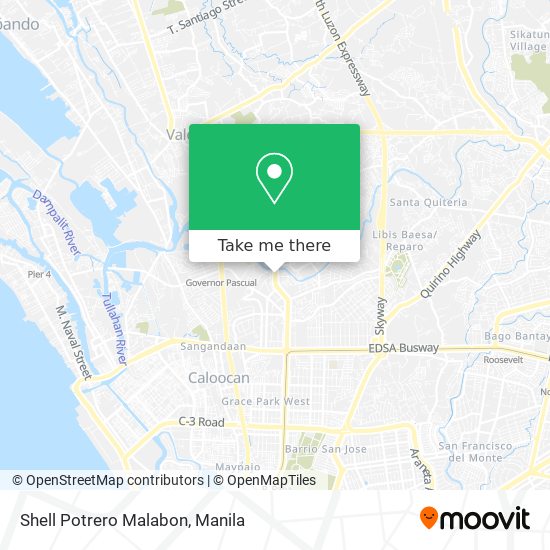 Shell Potrero Malabon map