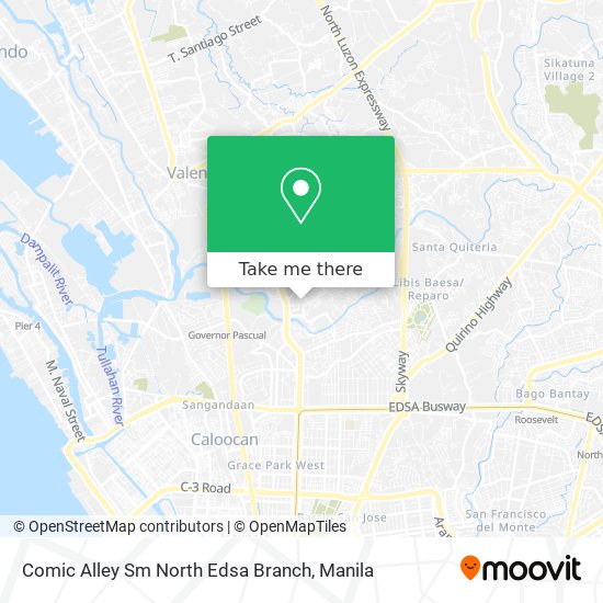Comic Alley Sm North Edsa Branch map