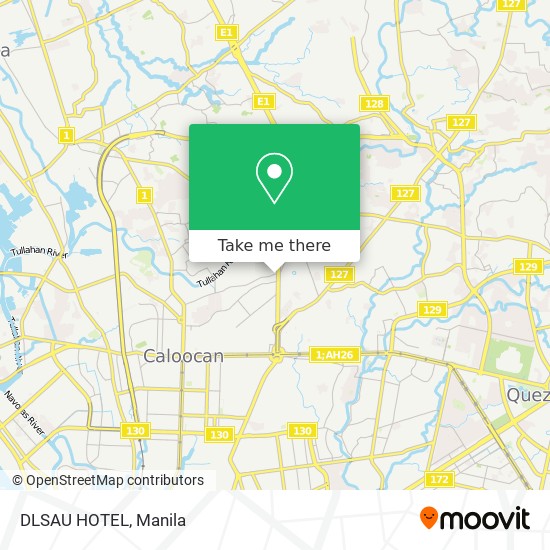 DLSAU HOTEL map