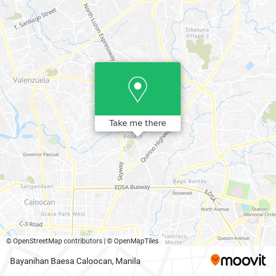 Bayanihan Baesa Caloocan map