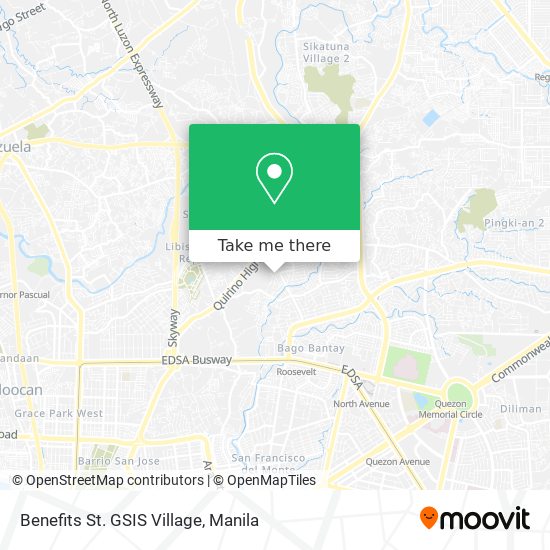 Benefits St. GSIS Village map