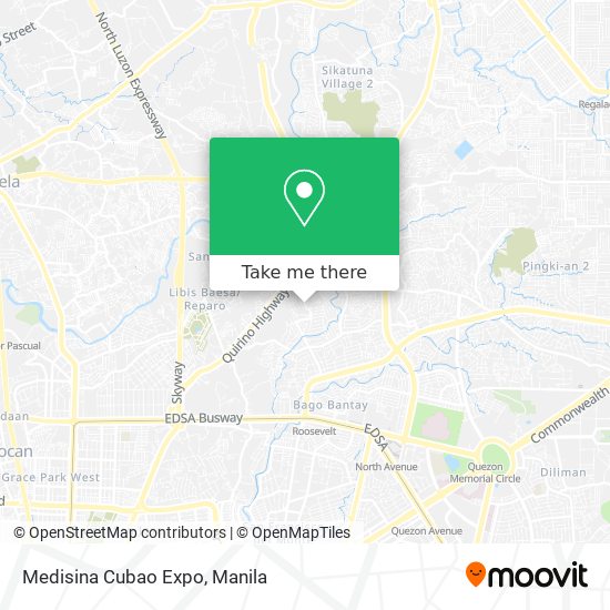 Medisina Cubao Expo map