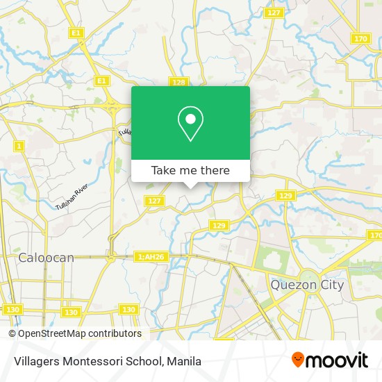 Villagers Montessori School map