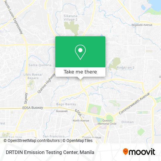 DRTDIN Emission Testing Center map