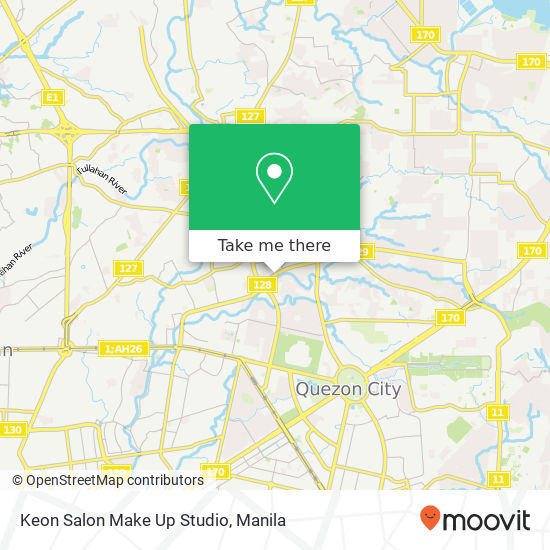 Keon Salon Make Up Studio map