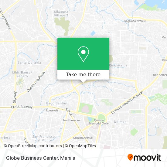 Globe Business Center map