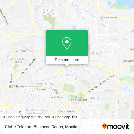 Globe Telecom Business Center map