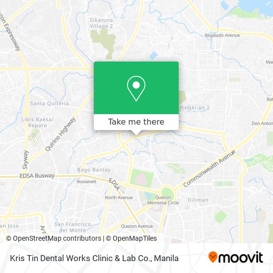 Kris Tin Dental Works Clinic & Lab Co. map