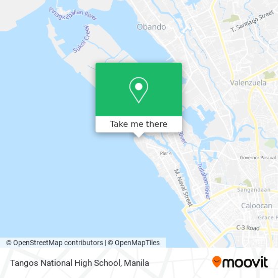 Tangos National High School map