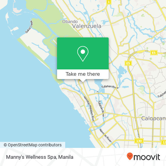 Manny's Wellness Spa map