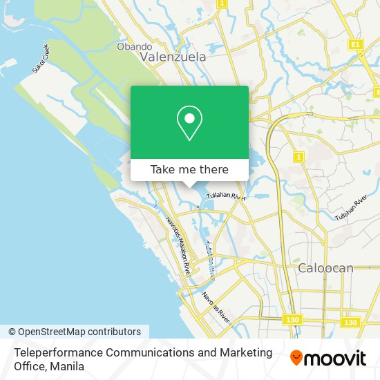Teleperformance Communications and Marketing Office map