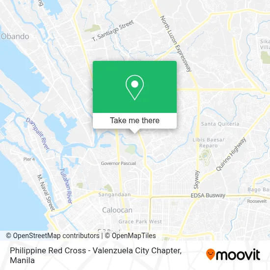 Philippine Red Cross - Valenzuela City Chapter map