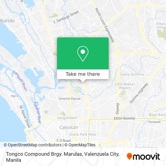 Tongco Compound Brgy. Marulas, Valenzuela City map